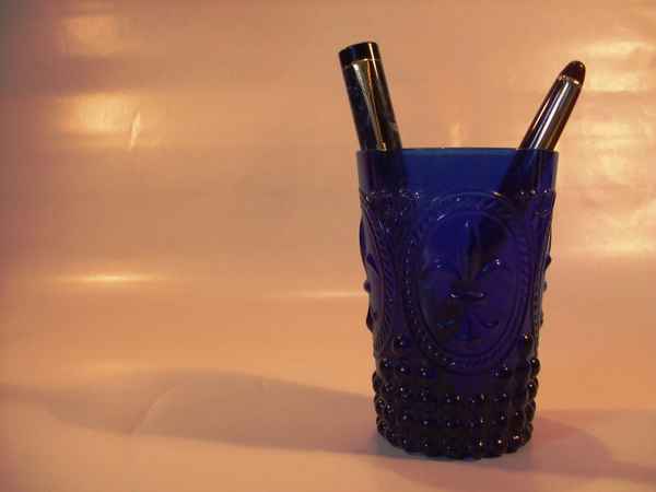 blaues glas 6