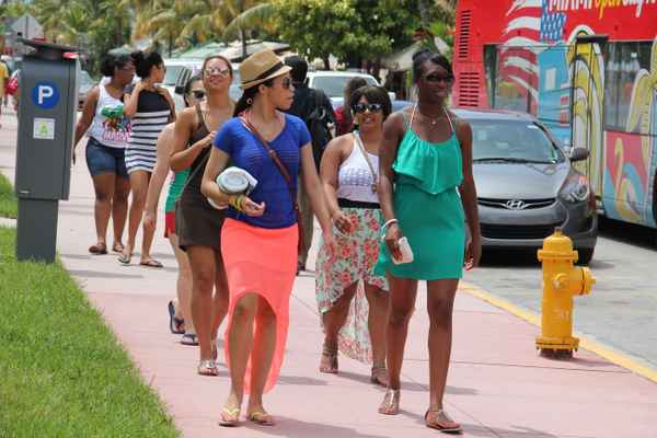 sexy Florida-Girls am Ocean Drive ..Miami Beach..Florida