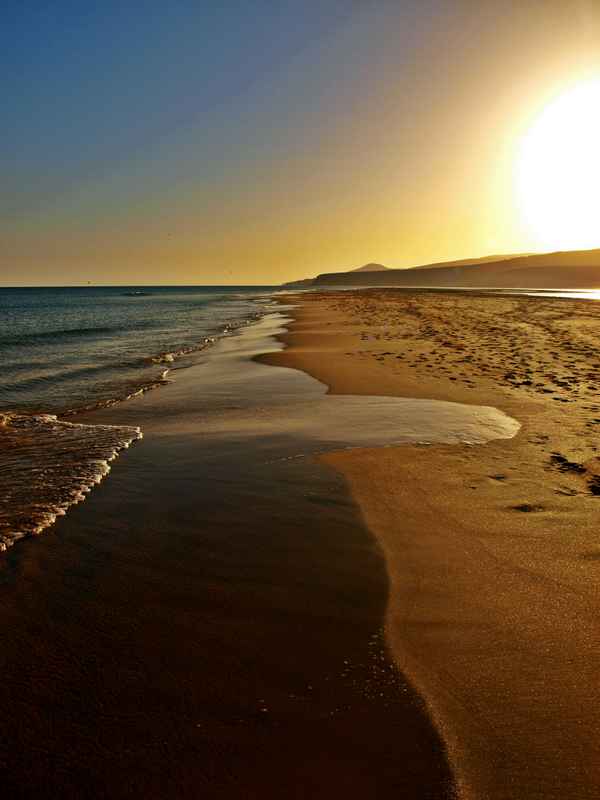 Abends am Strand