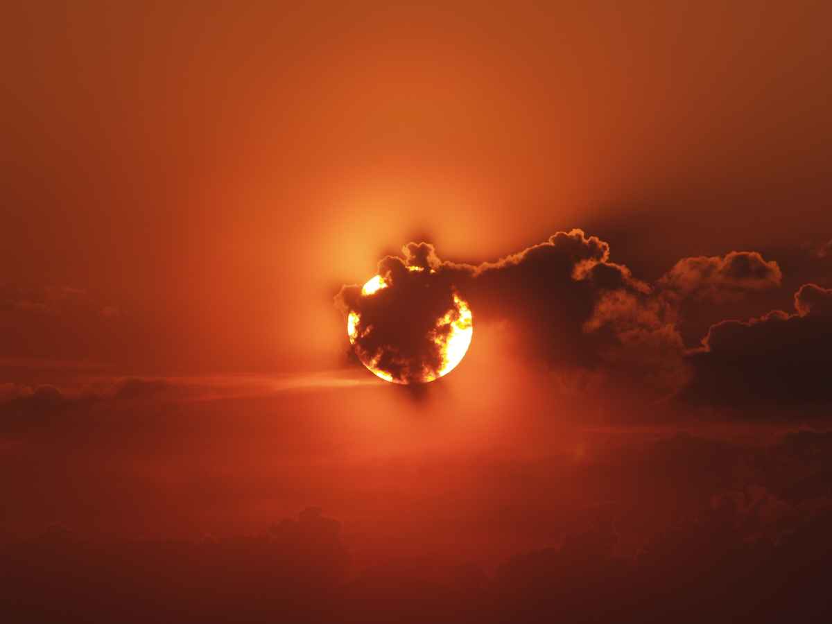 Sonnenuntergang in Thüringen1