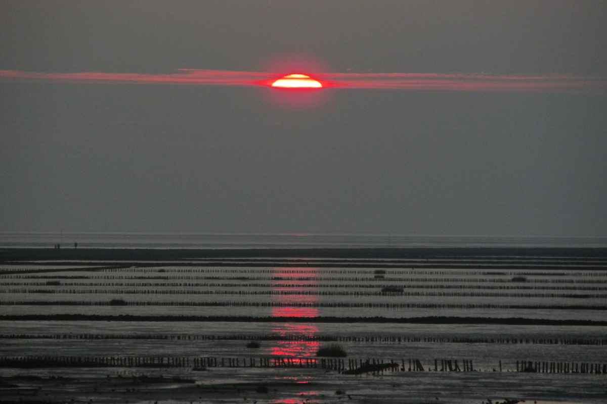 Sonnenuntergang an der Nordsee