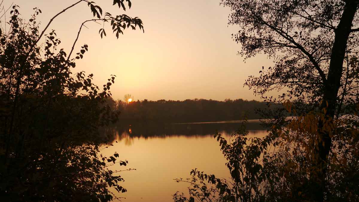 Sonnenuntergang am See