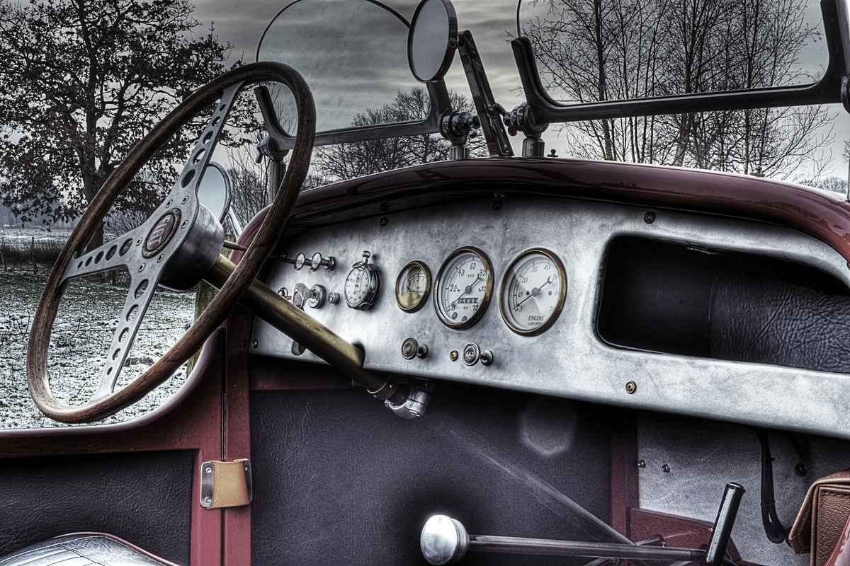 Cockpit vergangener Tage