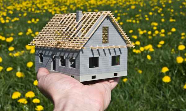 Hausbau im Grünen