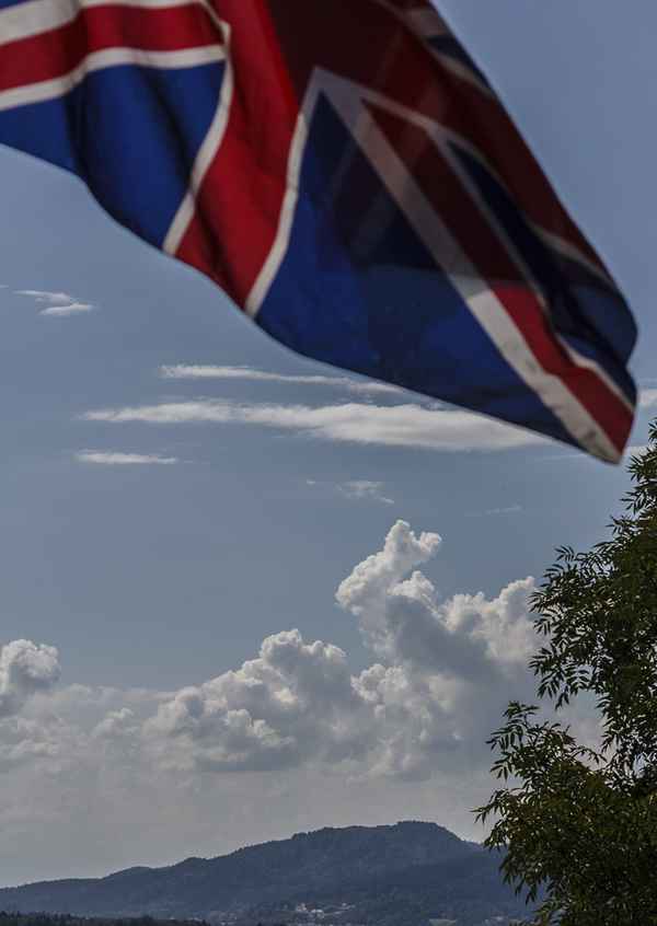 Häschen unter britischer Flagge