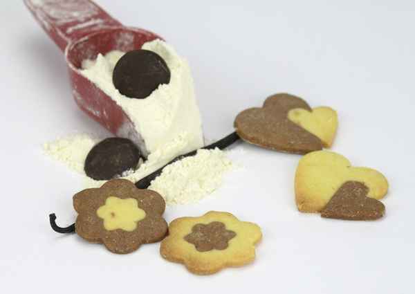 Schwarz-Weiß-Kekse, Schwarz-Weiß-Gebäck