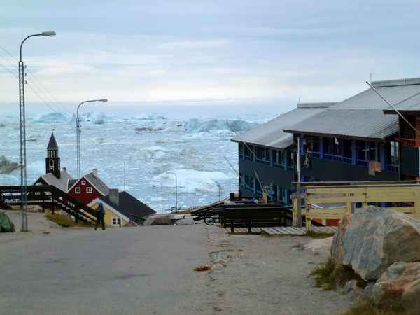 Häuser in Ilulissat  ( Grönland )