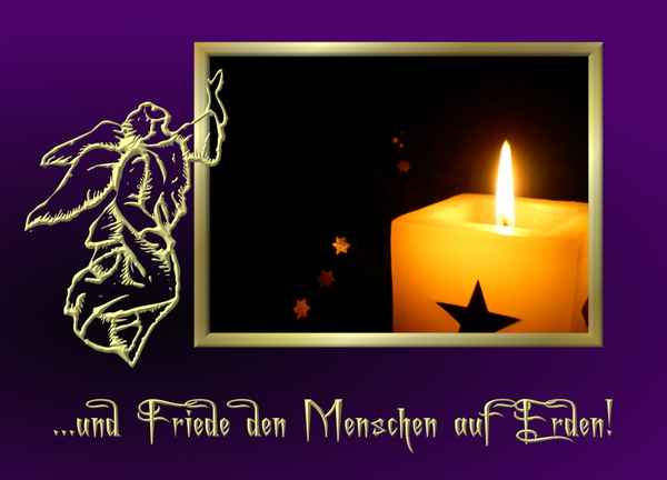 Aira's Postkarten - ...und Friede den Menschen auf Erden.....