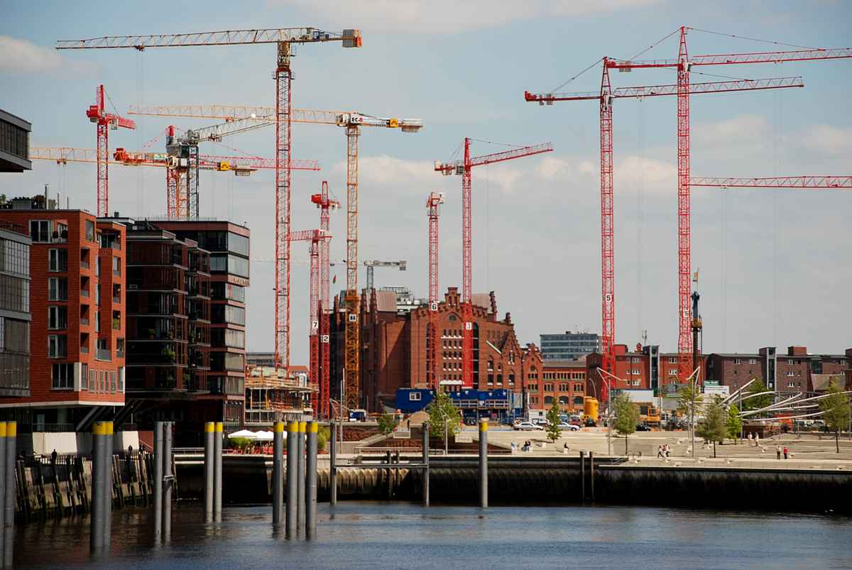 Hafencity - Kräne