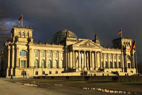 Dunkle Wolken ziehen auf