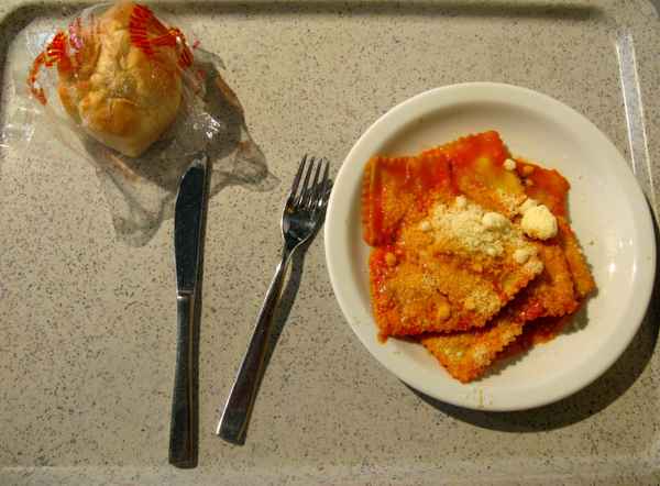 Gefüllte Pasta. Teueres Essen in Rom