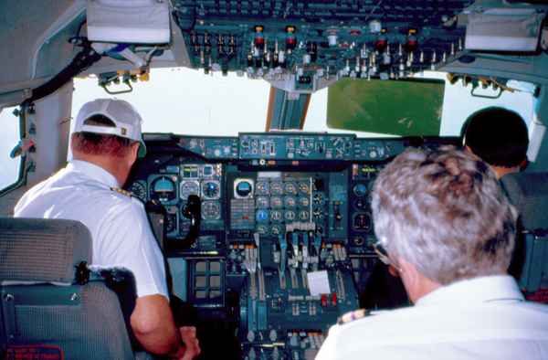 Cockpit Boeing 747