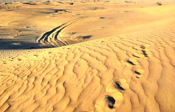 Spuren im Sand
