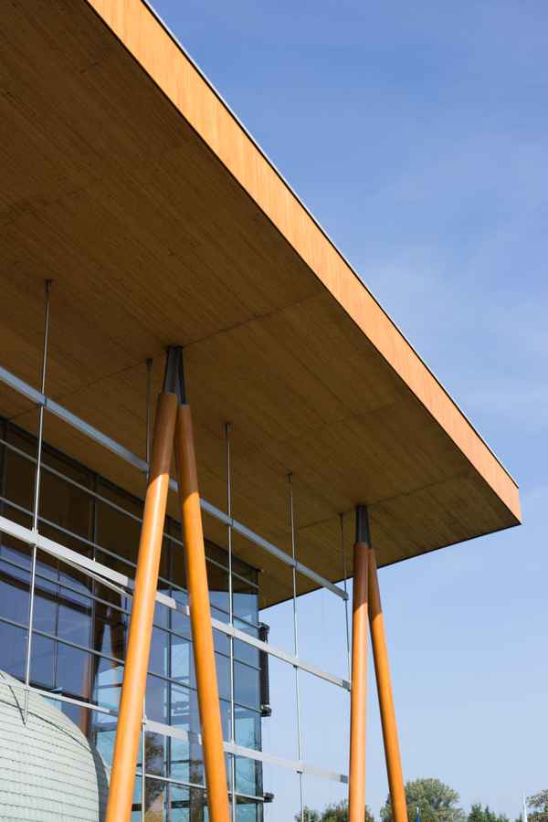 Ausstellungshalle Dacharchitektur