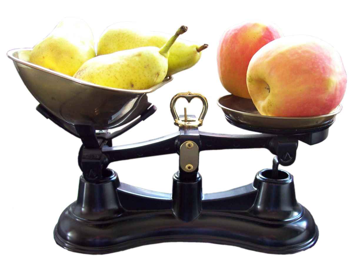 Äpfel mit Birnen vergleichen II
