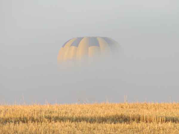 Aufstieg im Nebel