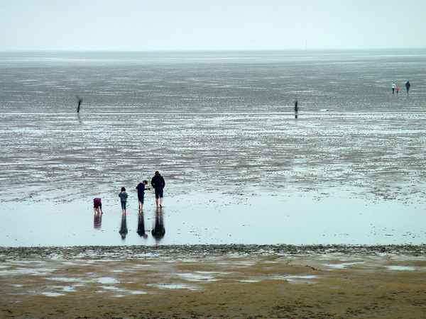 Entspannung am Meer .