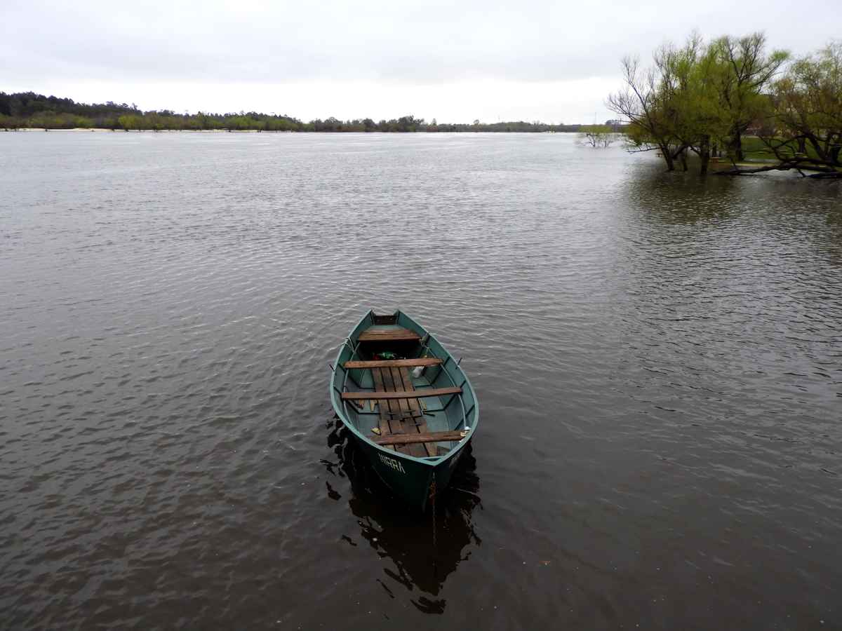 Boot auf dem Rio Negro, Uruguay
