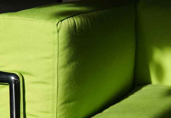 Moderne frech-grüne Polster
