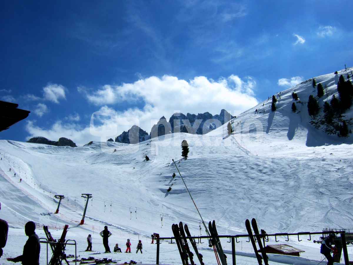 Dolomiten - Skiparadies am Grödnerjoch
