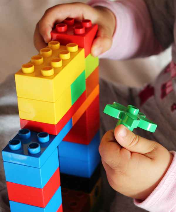 Etwas Schönes mit Legosteinen