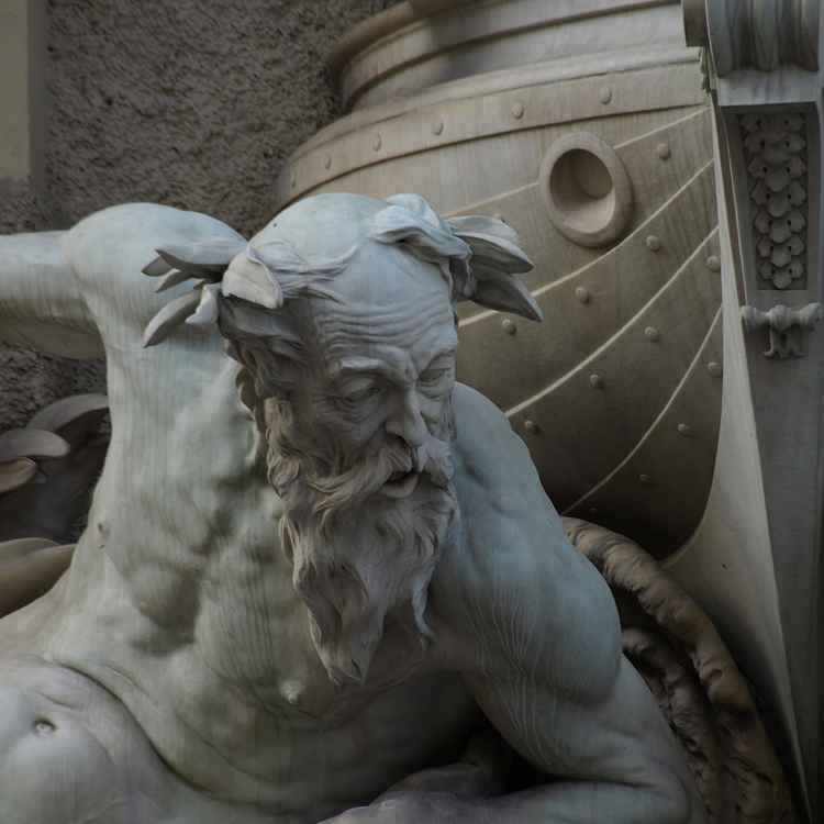 Seefahrer (Detail an der Wiener Hofburg)