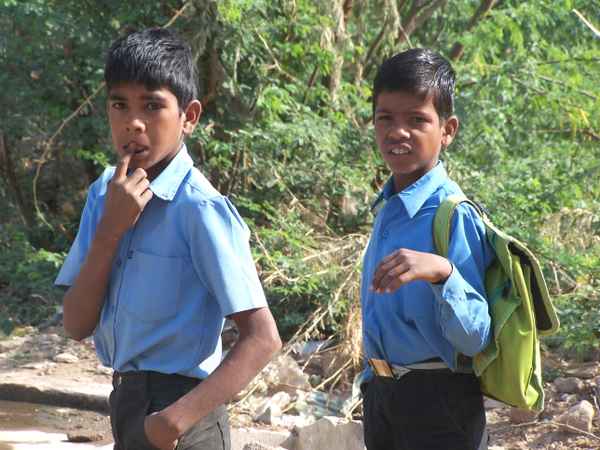 Indische Schulkinder
