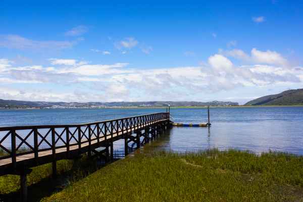 Steg an der Lagune von Knysna (SA)