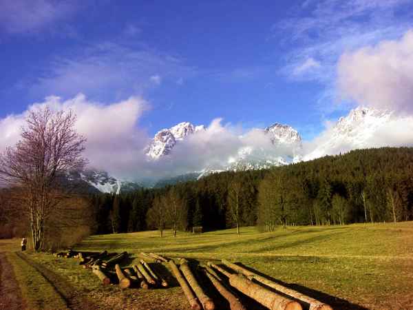 Wilder Kaiser im Februar