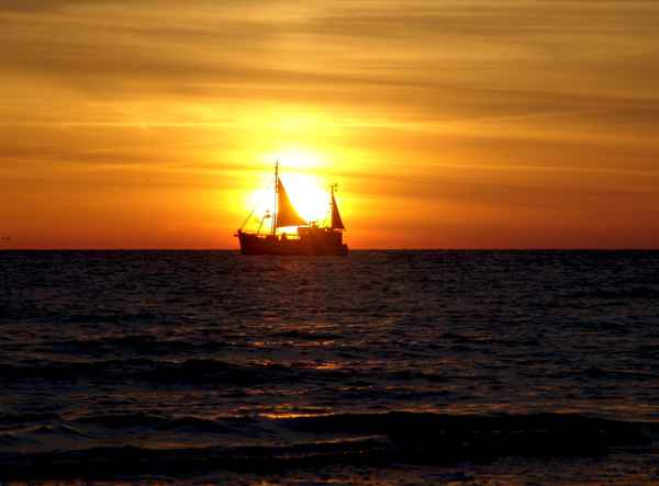 Sonnenuntergang bei St. Peter-Ording