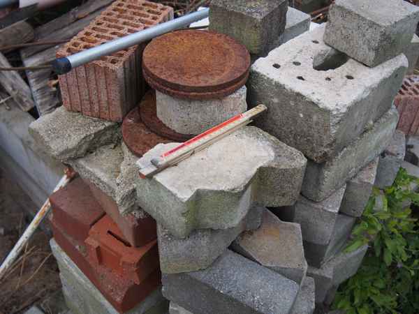 altes Baumaterial