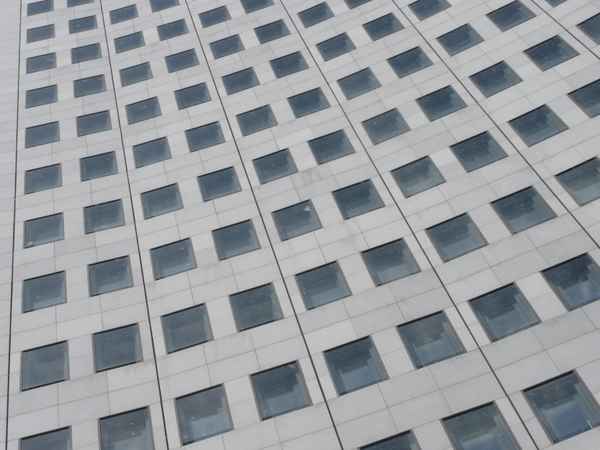 Fassade des mdr in Leipzig