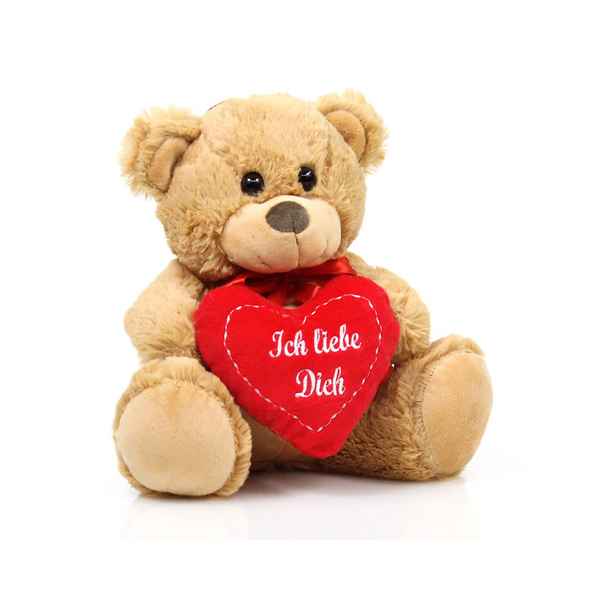 Teddybär mit Herz braun