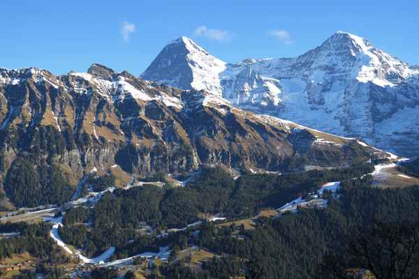 Lauberhornpiste wartet auf Schnee