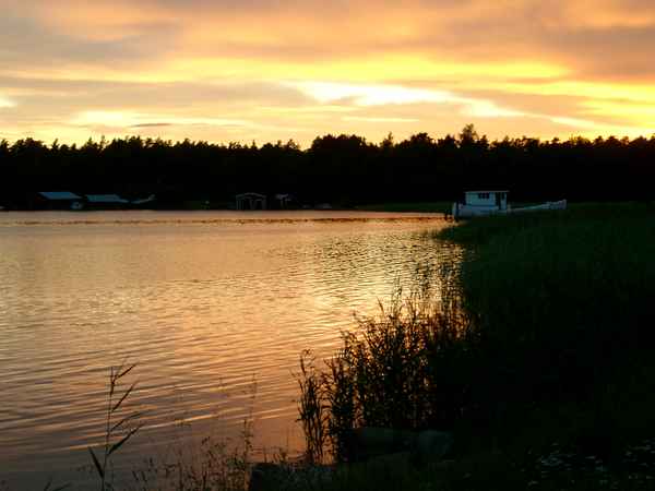 Sonnenuntergang Finnland