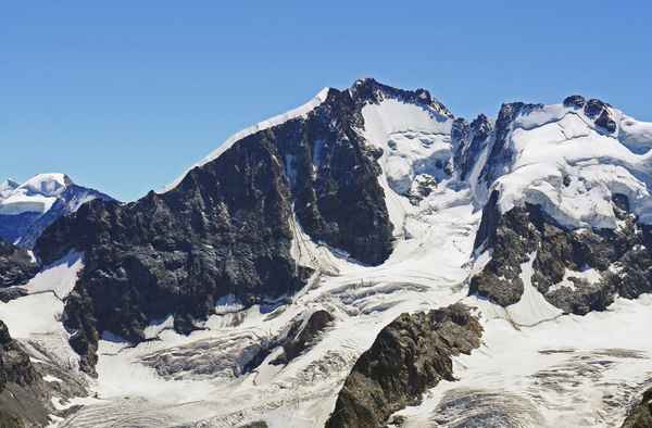 Der Piz Bernina . . . .