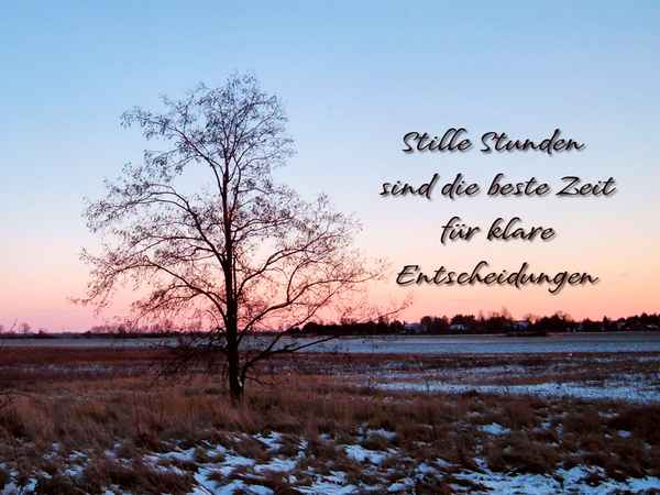 Stille Stunden