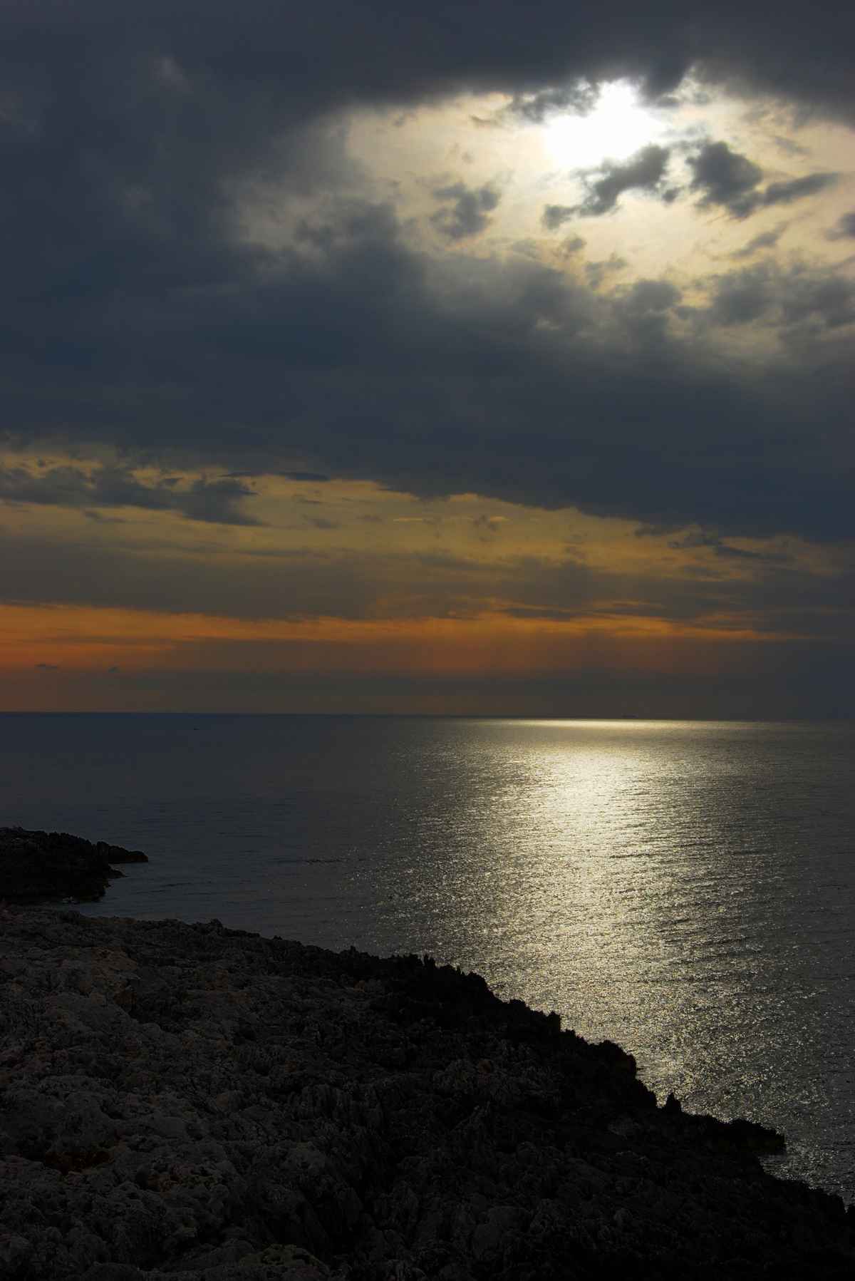 Sonnenuntergang am Nordkap von Zakynthos