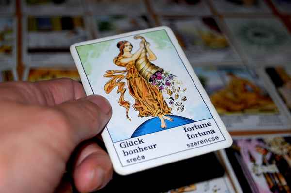 zigeunerkarte "glück"
