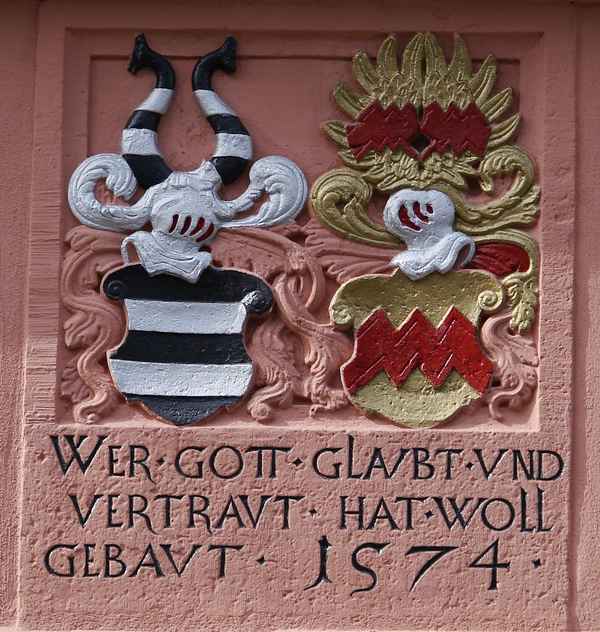 Wer Gott glaubt und vertraut, hat wohl gebaut