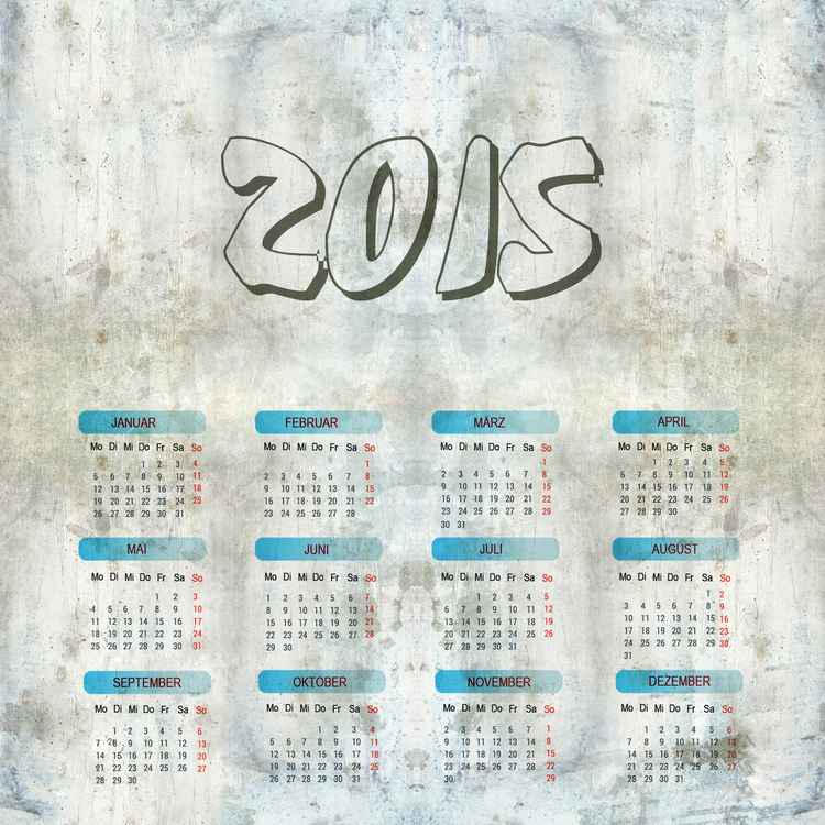 Kalender 2015 GrungeBlech