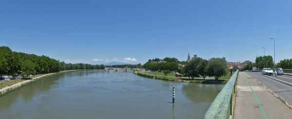 Panoramasicht ausserhalb der Stadt