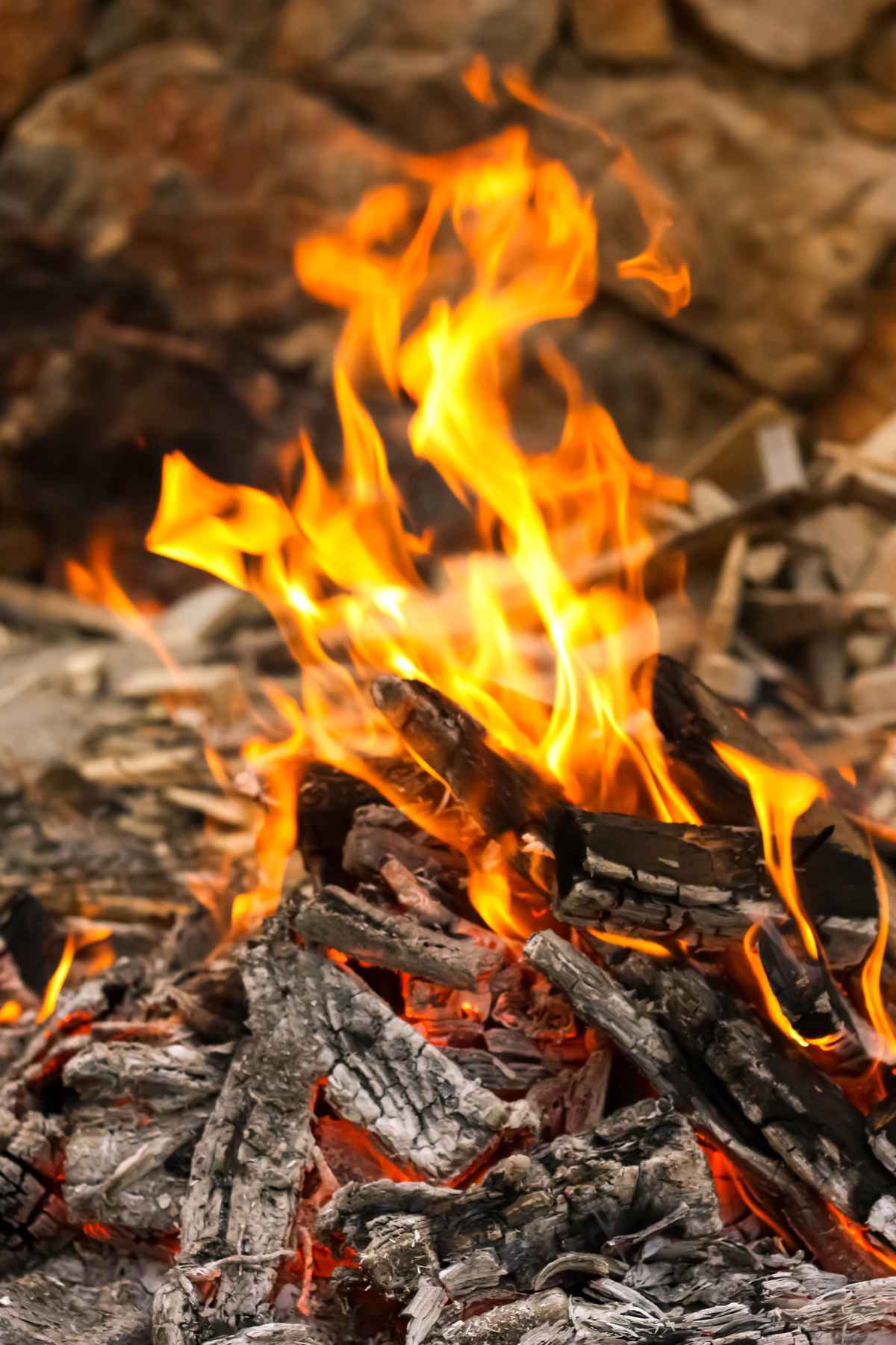 Knisterndes Feuer