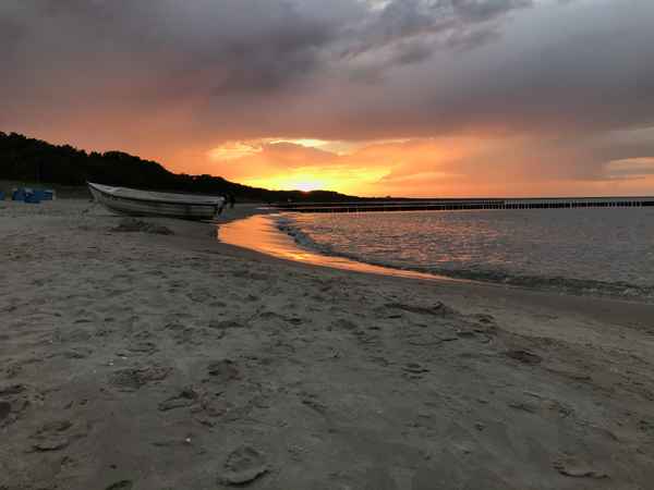 Sonnenuntergang auf Usedom / Foto: Alexander Hauk