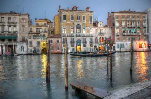 Dämmerung am Canal Grande