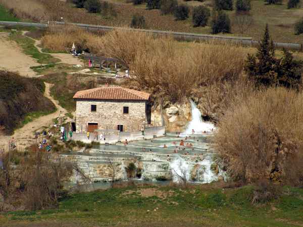 die heißen Quellen von Saturnia