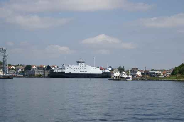 Fähre im Hafen von Stavanger