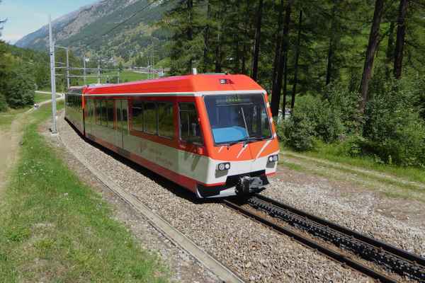 Zahnradhilfe für die Matterhorn-Gotthard-Bahn
