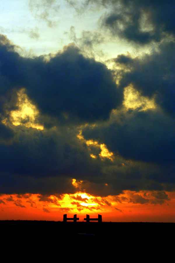 Sonnenuntergang an der Nordsee