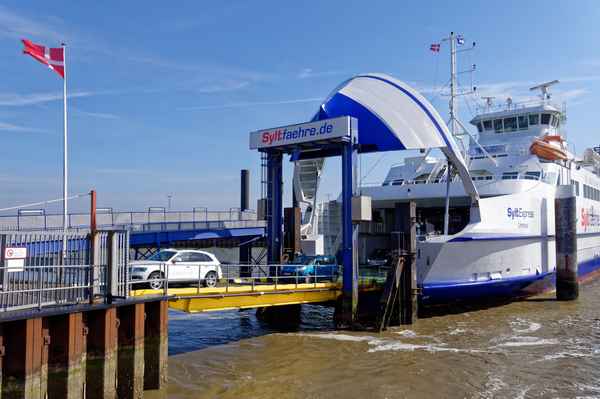 Jetzt geht es von Bord